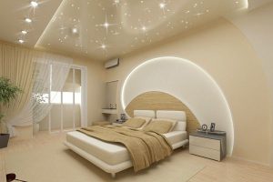 Натяжные потолки в спальню: создаем уют и комфорт в интерьере